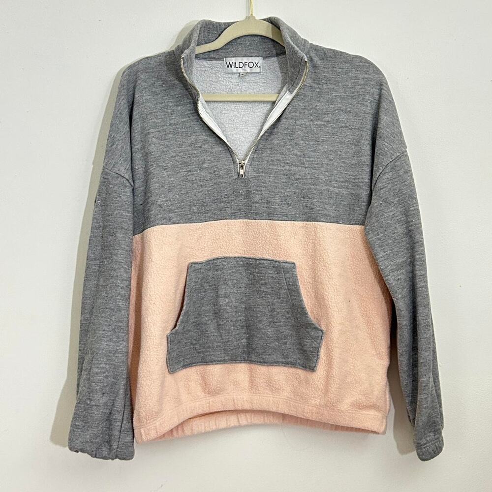 Half-Zip Long Sleeve Sweatshirt